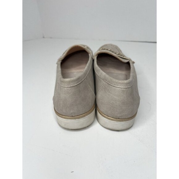 New Women Patrizia Spring Step Slip On Loafer Shoes Sz 7 Gray Moccasin Neutral - Picture 4 of 6